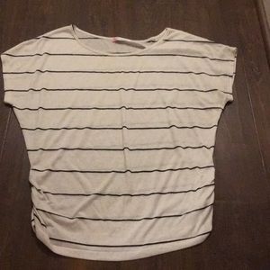 Cream & black top!